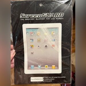 ScreenGUARD iPad screen protector for iPad 2/3/4 NIP military grade electronic